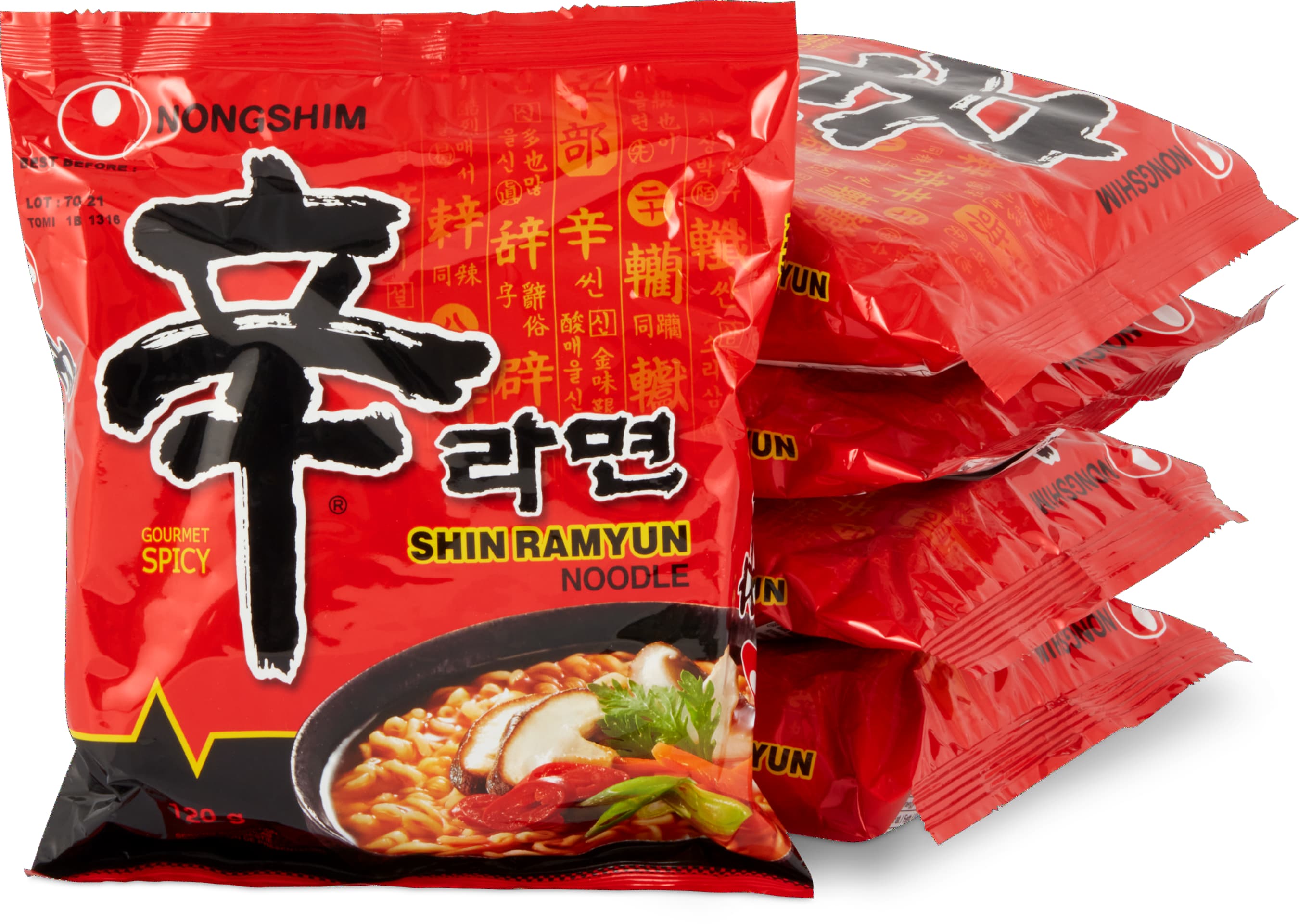 Soupe de nouilles Shin Ramyun Gourmet Spicy